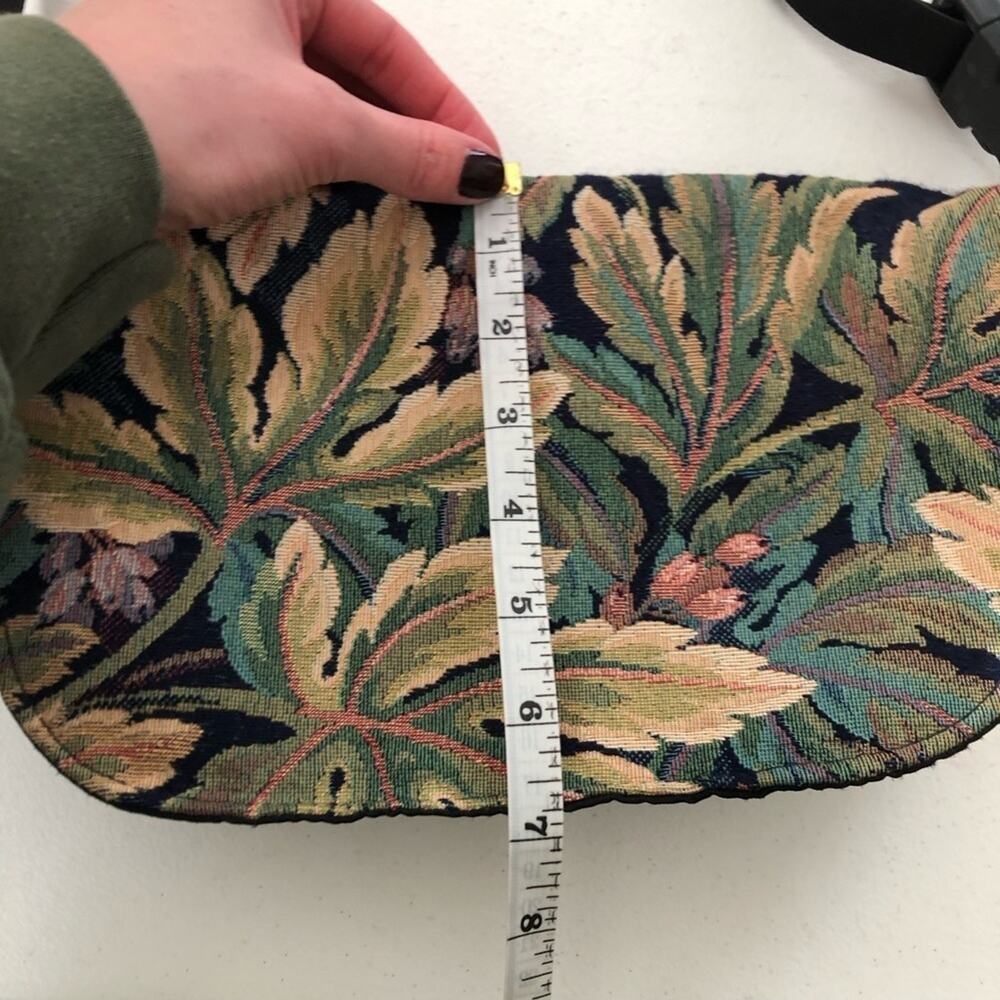 Vintage Wild West floral tapestry crossbody bag - Picture 4 of 10